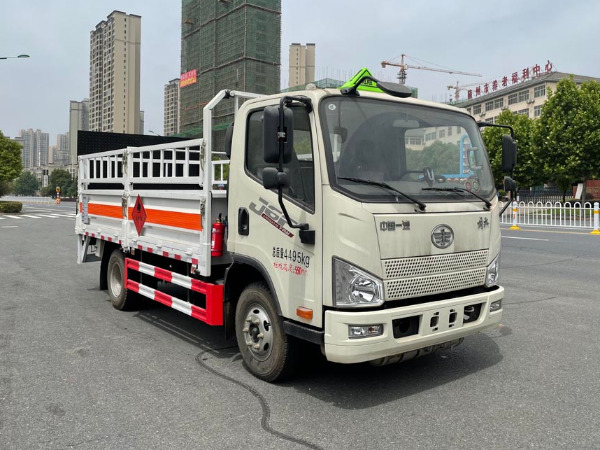 解放藍(lán)牌氣瓶運輸車